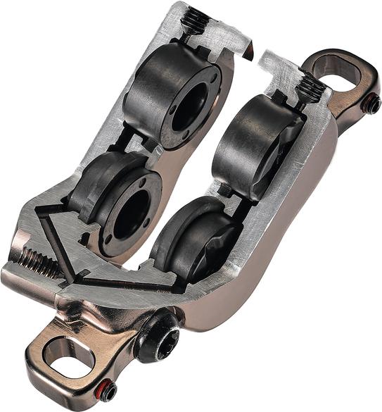 Doorsnede van de remklauw