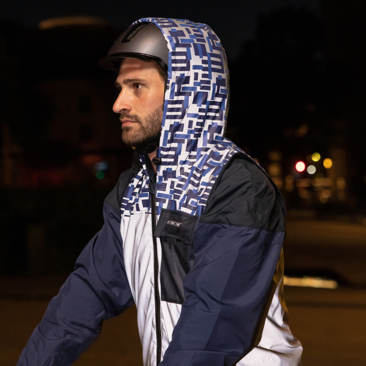 TOWSON JACKET FR Reflexweste mit Kapuze