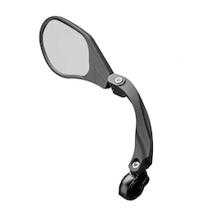 Ergotec spiegel M-99 aluminium E-nummer zw zand Zwart Sandblastblast