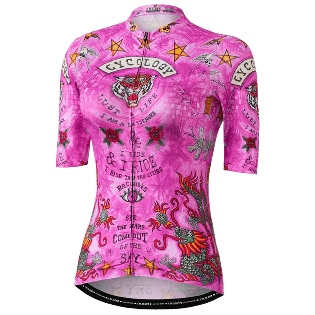 CYCOLOGY CITY OF ANGELS WOMEN’S REBORN JERSEY Damen Kurzarm Radtrikot