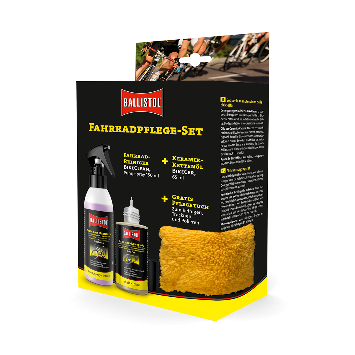 Fietsreiniging set