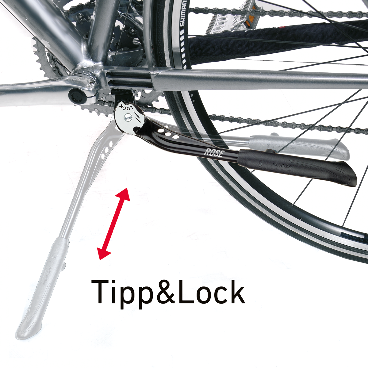 Tip & Lock Kickstand
