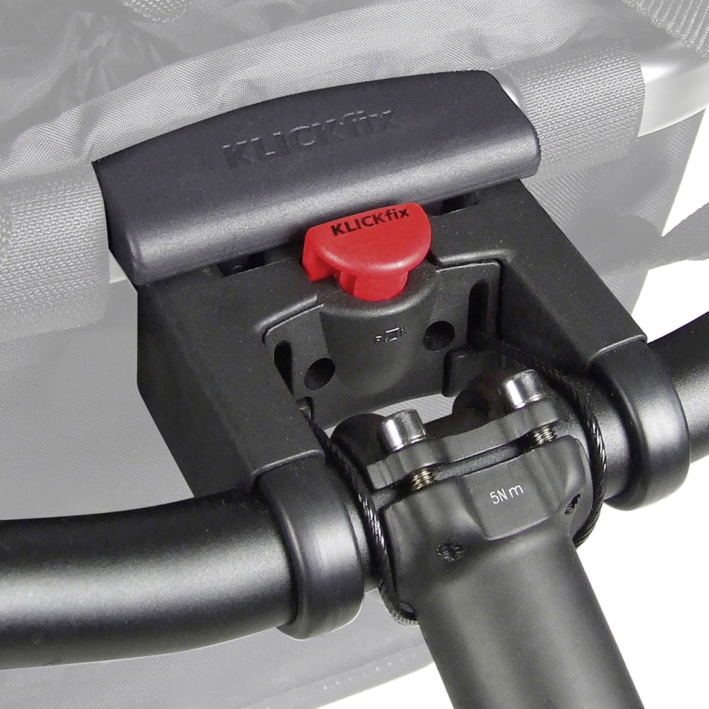 BIKEBASKET stuurtas met KLICKFIX adapterplaat