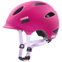 uvex kid 3 - stevige fietshelm voor kinderen - individueel verstelbare pasvorm - wasbare binnenvulling - silver - rosé - 51-55 cm