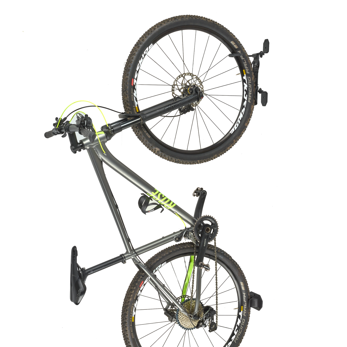 Hook-In Vario Wall Mount Bike Rack Foldable and Swivelling