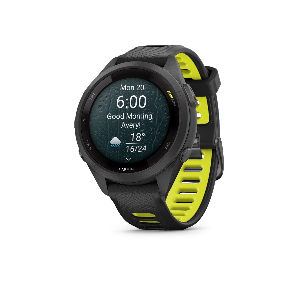 Garmin Forerunner 265S Smartwatch mit Schnellwechsel-Silikon-Armband 18
