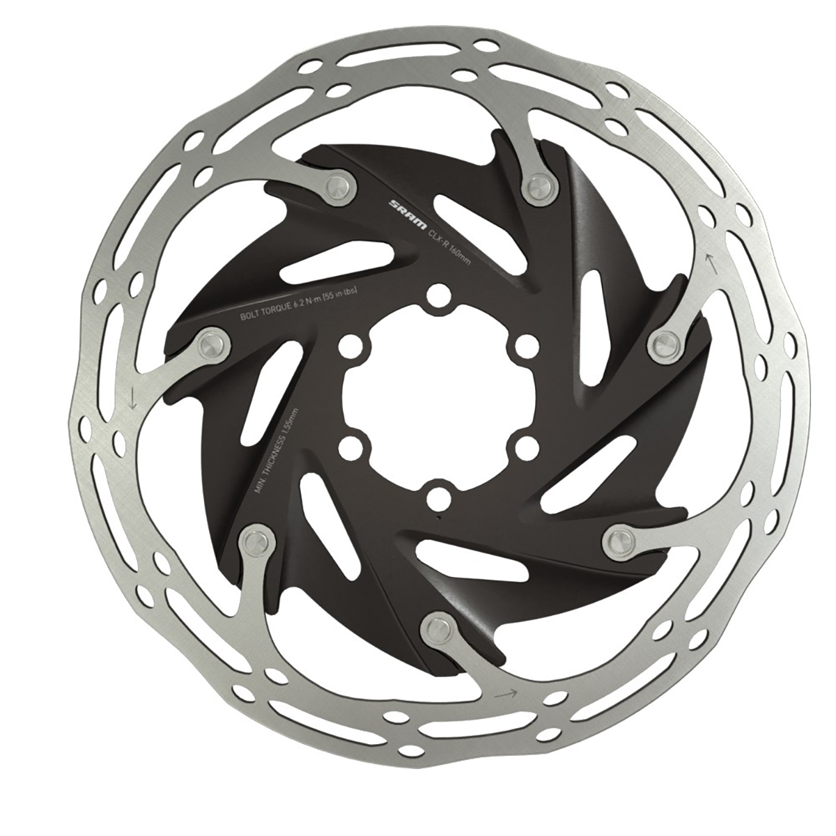 Centerline XR (CLX-R) Rounded Rotor 6-Bolt