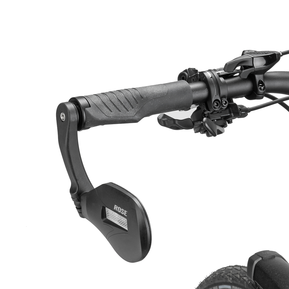 Rücksicht BE 70 Rear View Bike Mirror, Tinted Glass