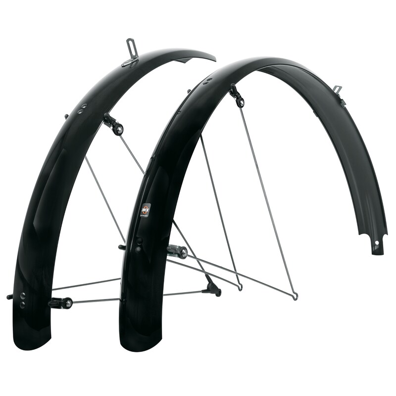 SKS Germany Bluemels Basic – Garde-boue Noir, Montage Facile, Compatibilité Pédalier