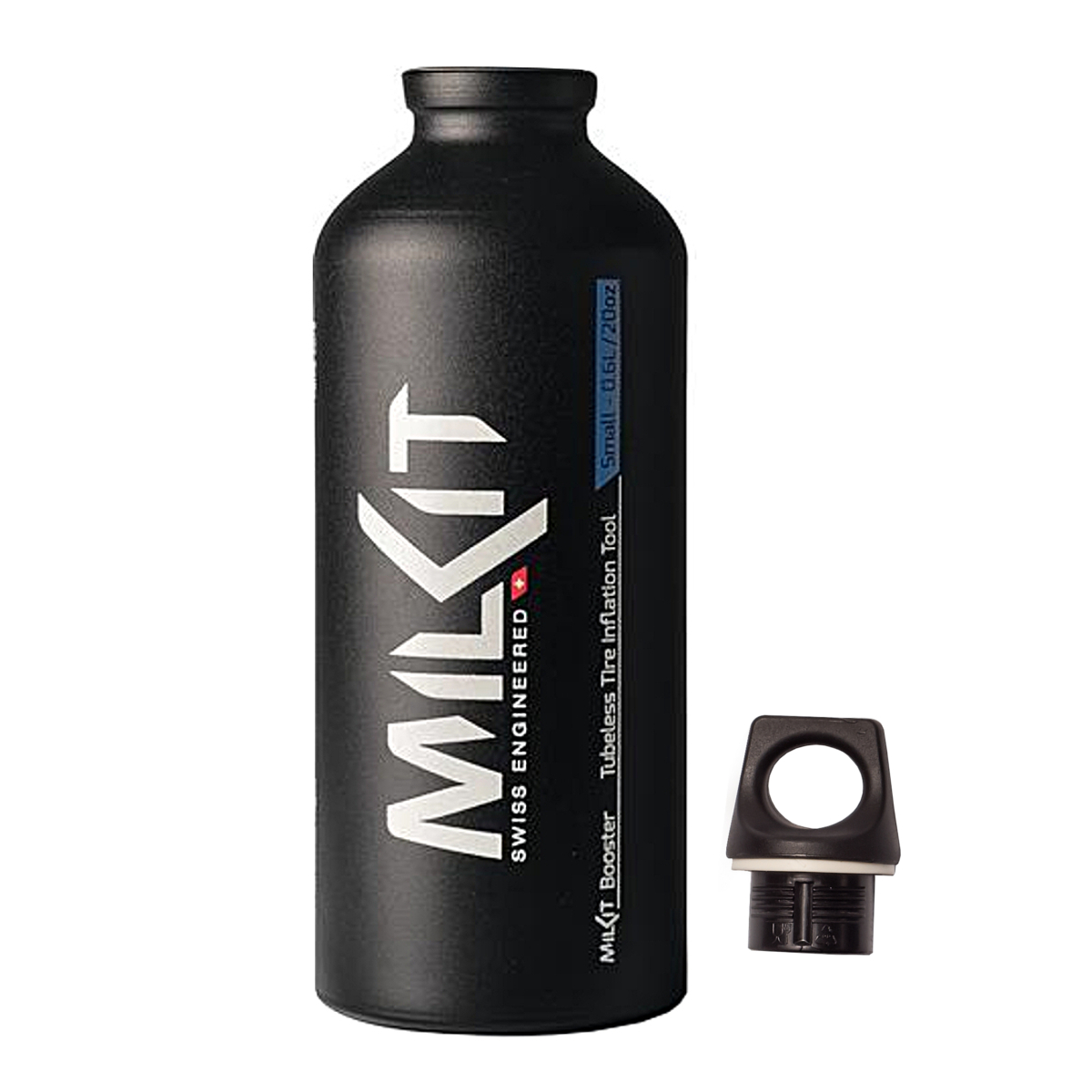 Trinkflasche Druckspeicher für Tubeless Booster