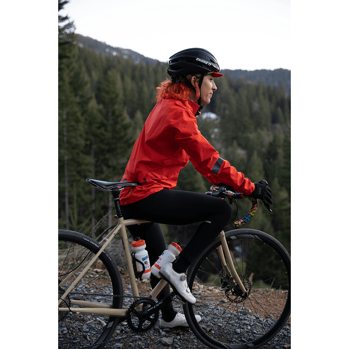 PROGRESS THERMO TIGHTS Damen lange Thermo Radhose