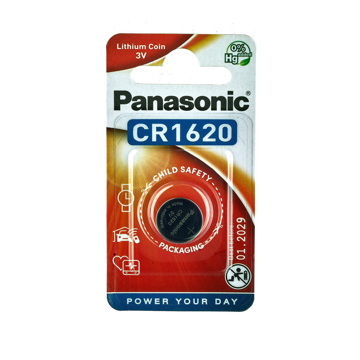 CR 1620 lithium batterij