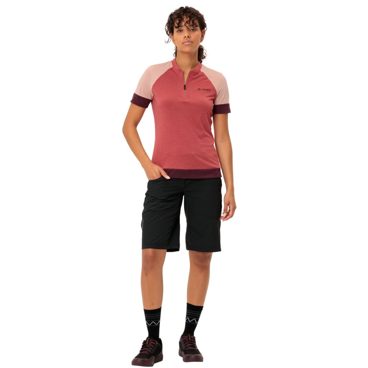 WOMEN'S ALTISSIMO Q-ZIP SHIRT Short-Sleeved MTB Shirt