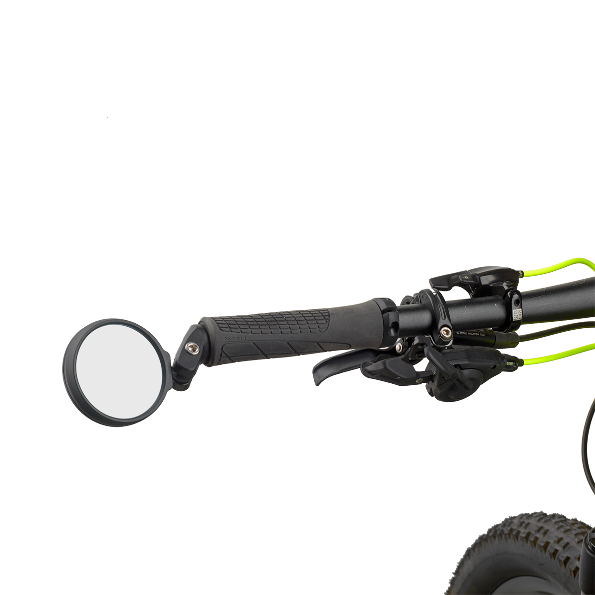 Rear View Vario Retractable Bicycle Mirror, Tinted