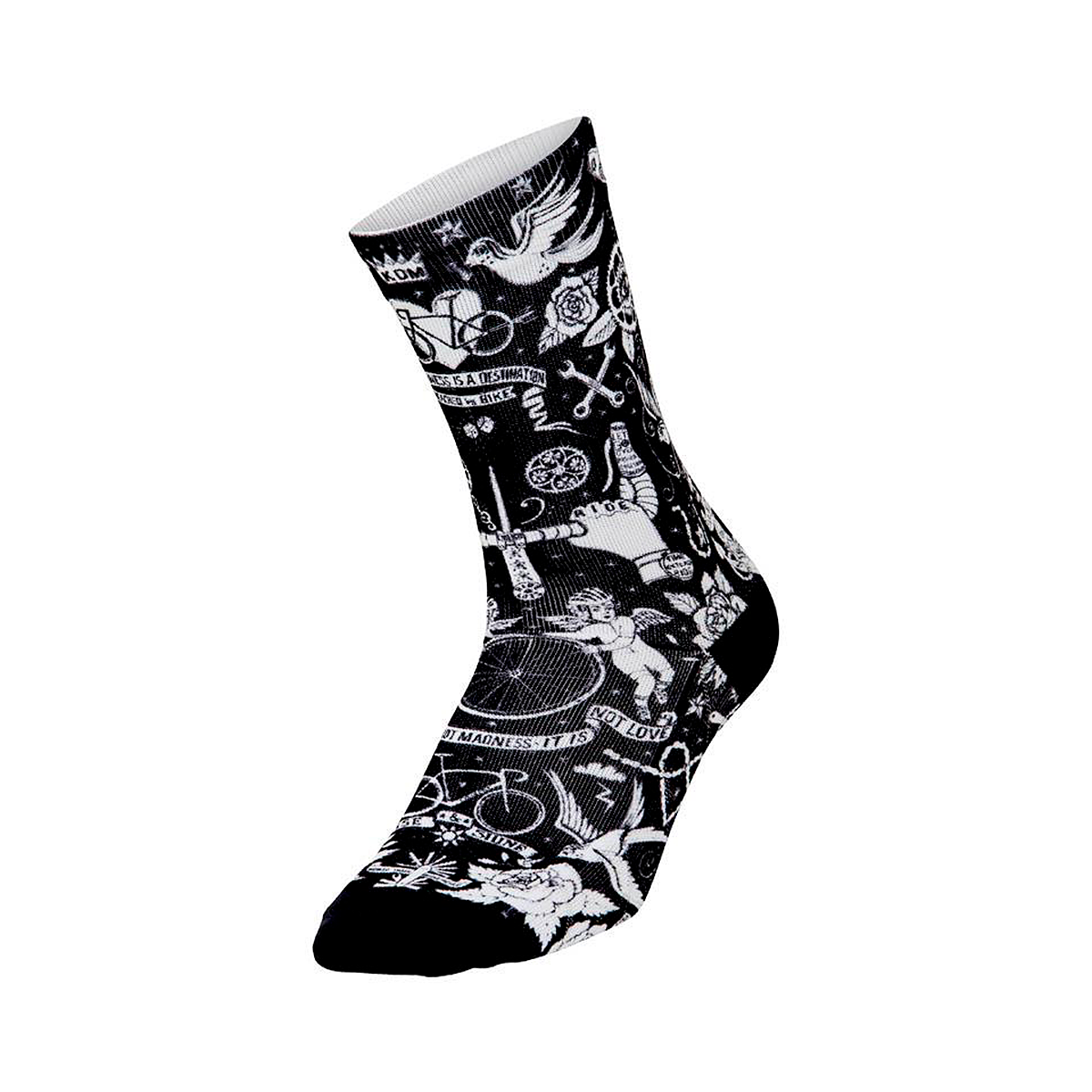 CYCOLOGY VELO TATTOO CYCLING SOCKS Fahrradsocken