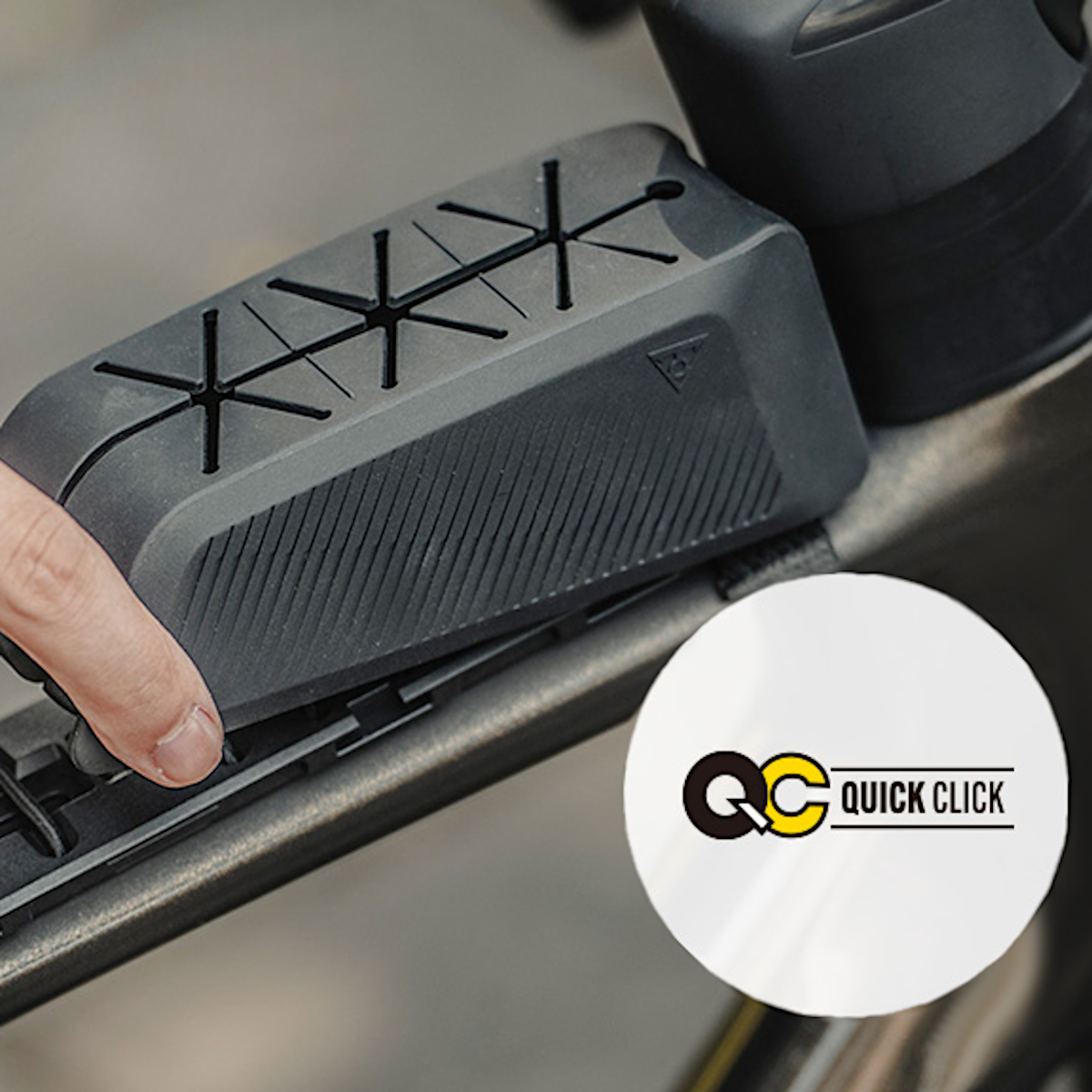 Fastfuel Tri-Station Top Tube Holding System for Gels/Snacks