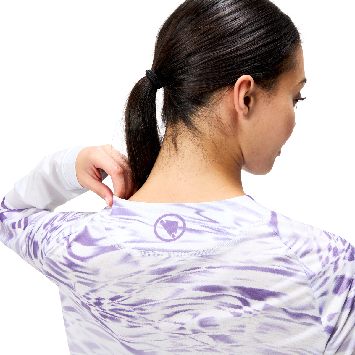 MARBLE WOMEN’S LTD PRINTED L/S TEE Damen Langarm Biketrikot
