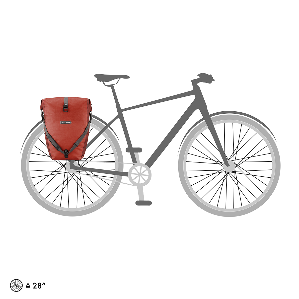 BACK-ROLLER PLUS CR Set Consisting of Two Panniers