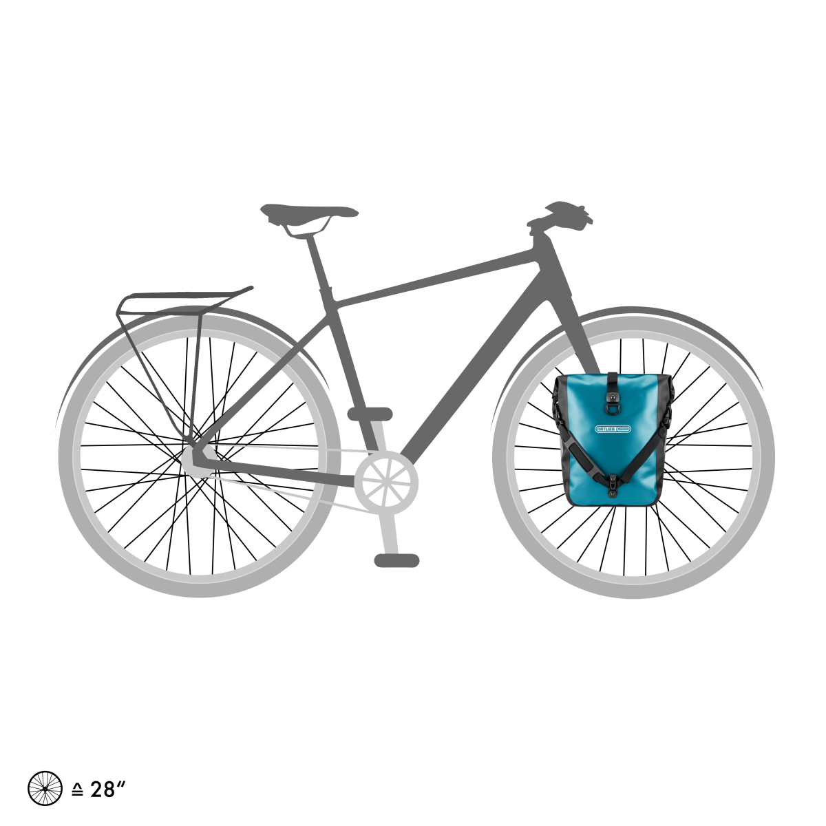 SPORT-ROLLER Set Consisting of Two Panniers
