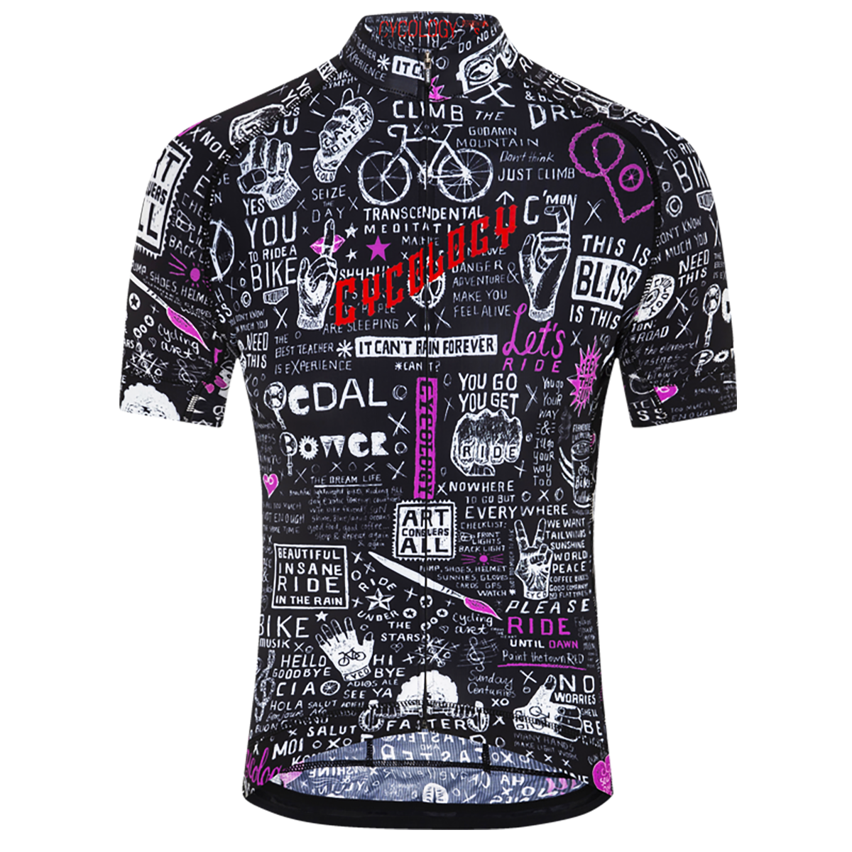 BIKE GRAFFITI MEN'S JERSEY Short-sleeved Cycling Jersey