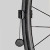 CLUG PRO ROADIE Fahrrad-Wandhalter 1“-1,25" mit Fidlock-Sicherung 
