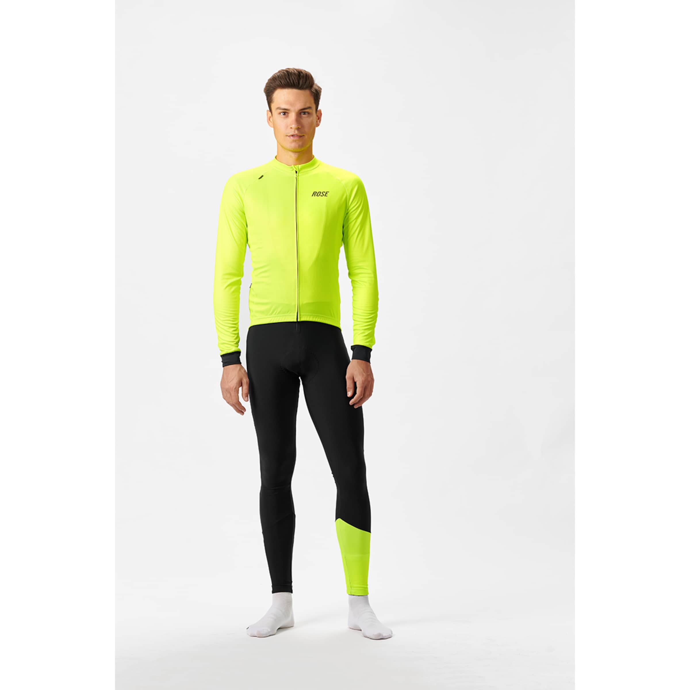 FLUO thermo jersey wielerjersey met lange mouwen 