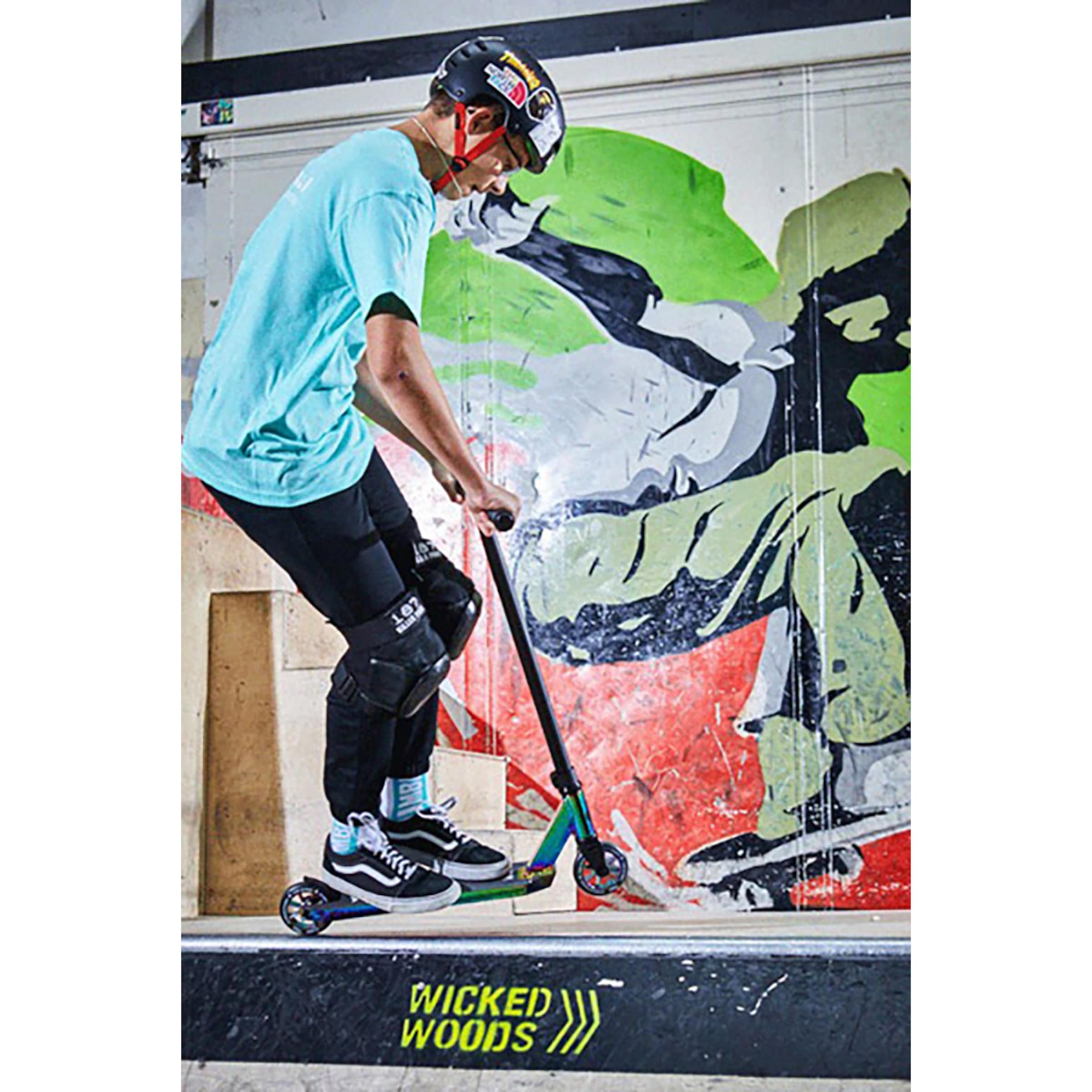 Rocky Neochrome Stunt Scooter