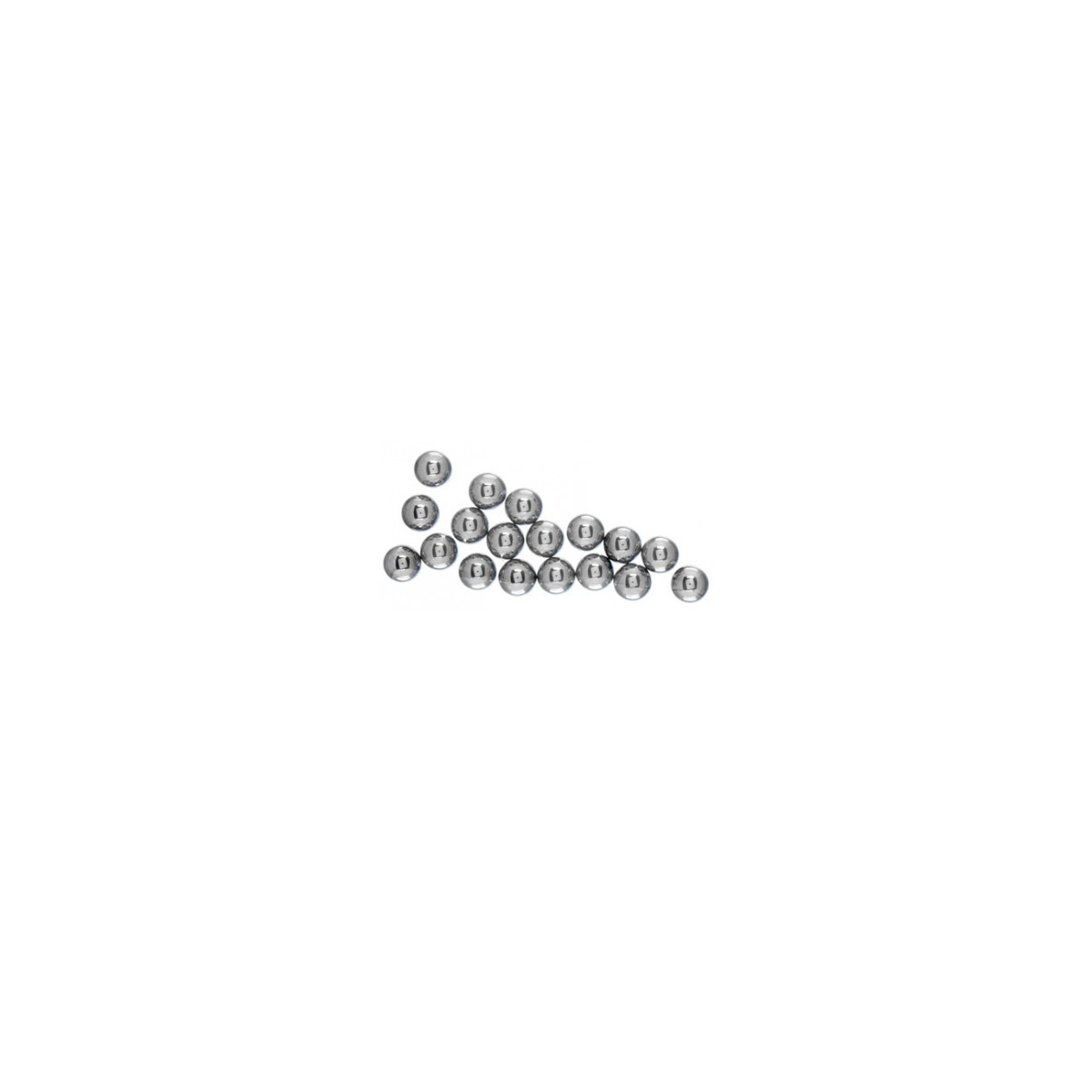Rear Wheel Balls 1/4" Steel