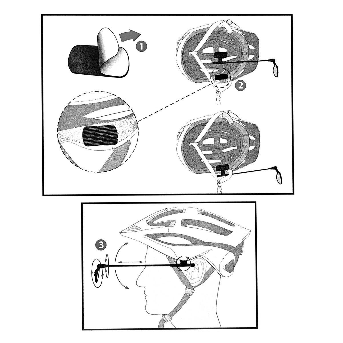 Z-Eye helmet mirror