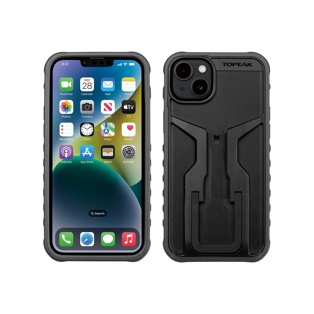 RideCase smartphonehoes voor iPhone 14 Plus met RideCase Mount houder