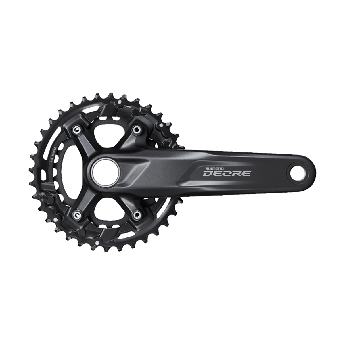 SHIMANO DEORE FC-M5100-2 Hollowtech II MTB-Kurbel 2 x 11-fach