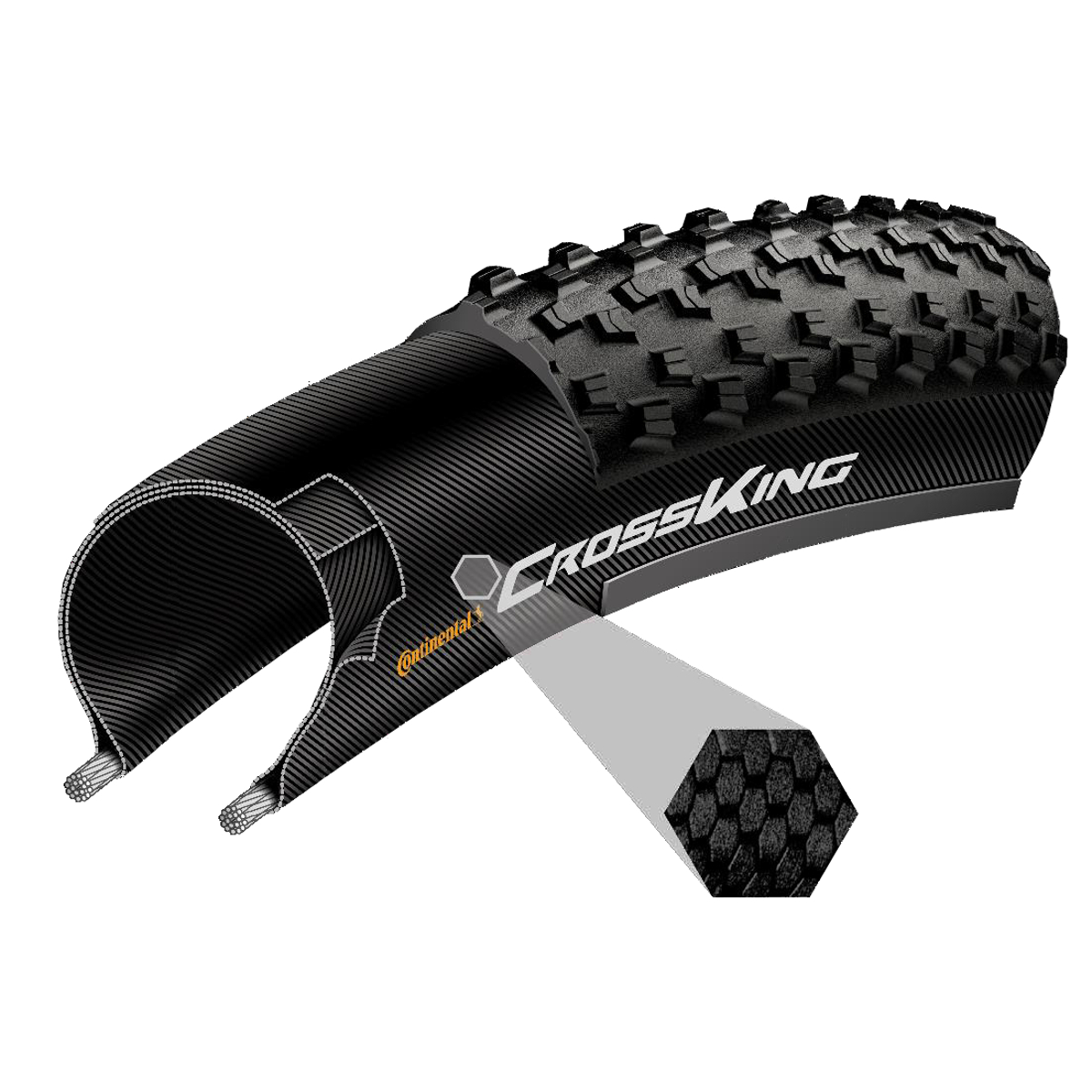 Cross King II Wire MTB Tyre