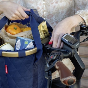 BIKEBASKET stuurtas met KLICKFIX adapterplaat
