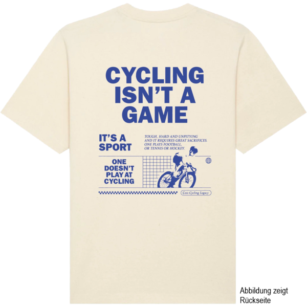CYCLING ISN´T A GAME OVERSIZED SHIRT fietsshirt