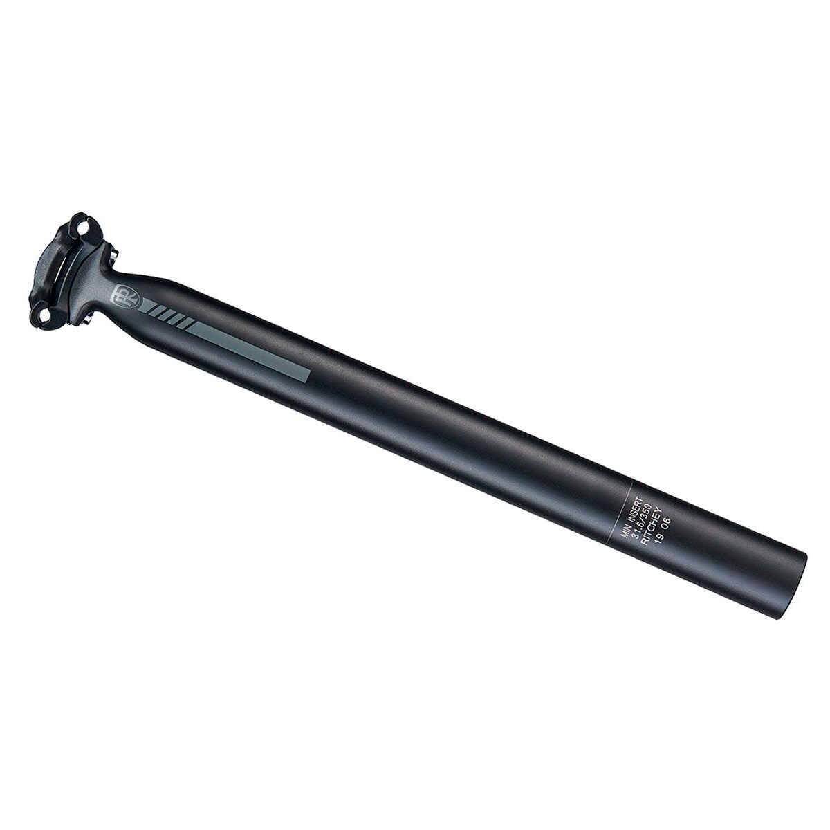 Tige De Selle Ritchey Comp Carbon 27.2mm - Longueur 400mm, Décalage 0mm, Serrage 2 Boulons, Finition Carbone Matte