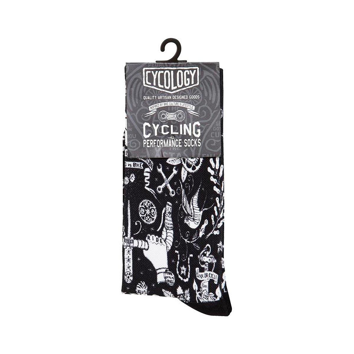 VELO TATTOO CYCLING SOCKS
