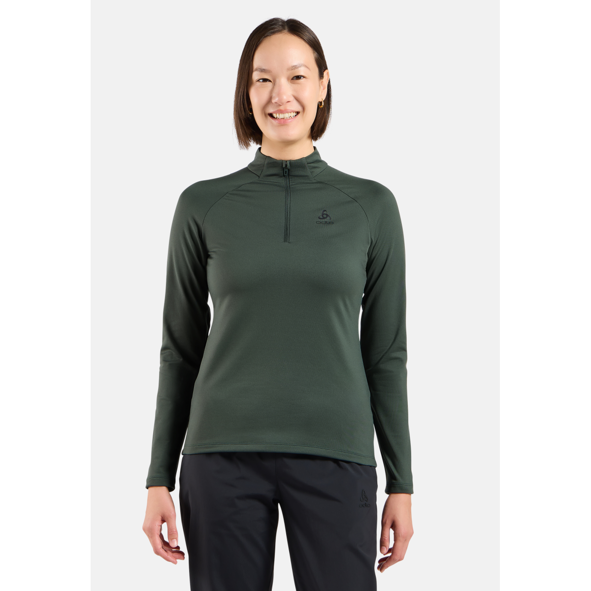 ESSENTIAL LIGHT Mid Layer 1/2 zip Damen Langarm Bikeshirt