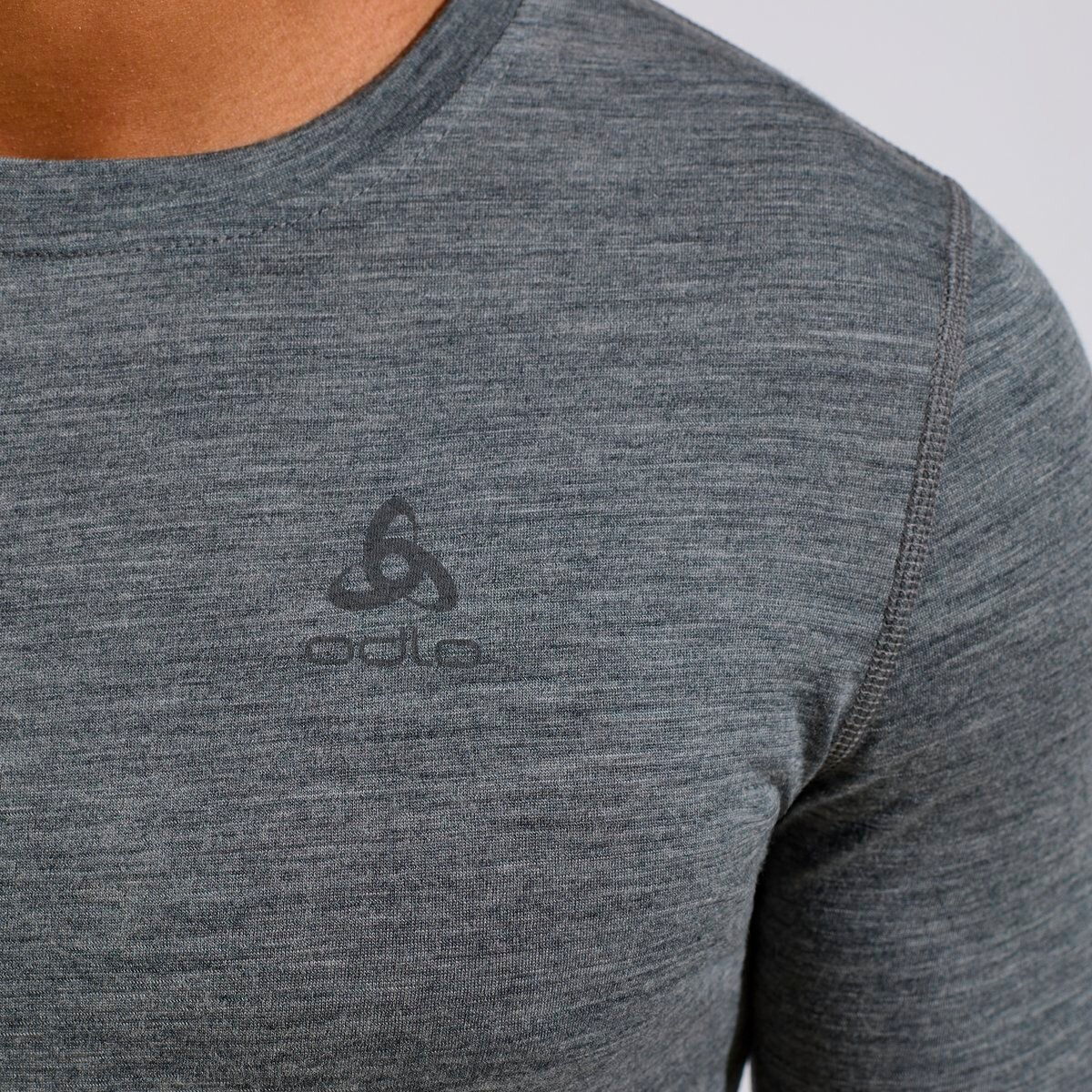 MERINO 200 BL TOP Crew Neck L/S Langarm Unterhemd
