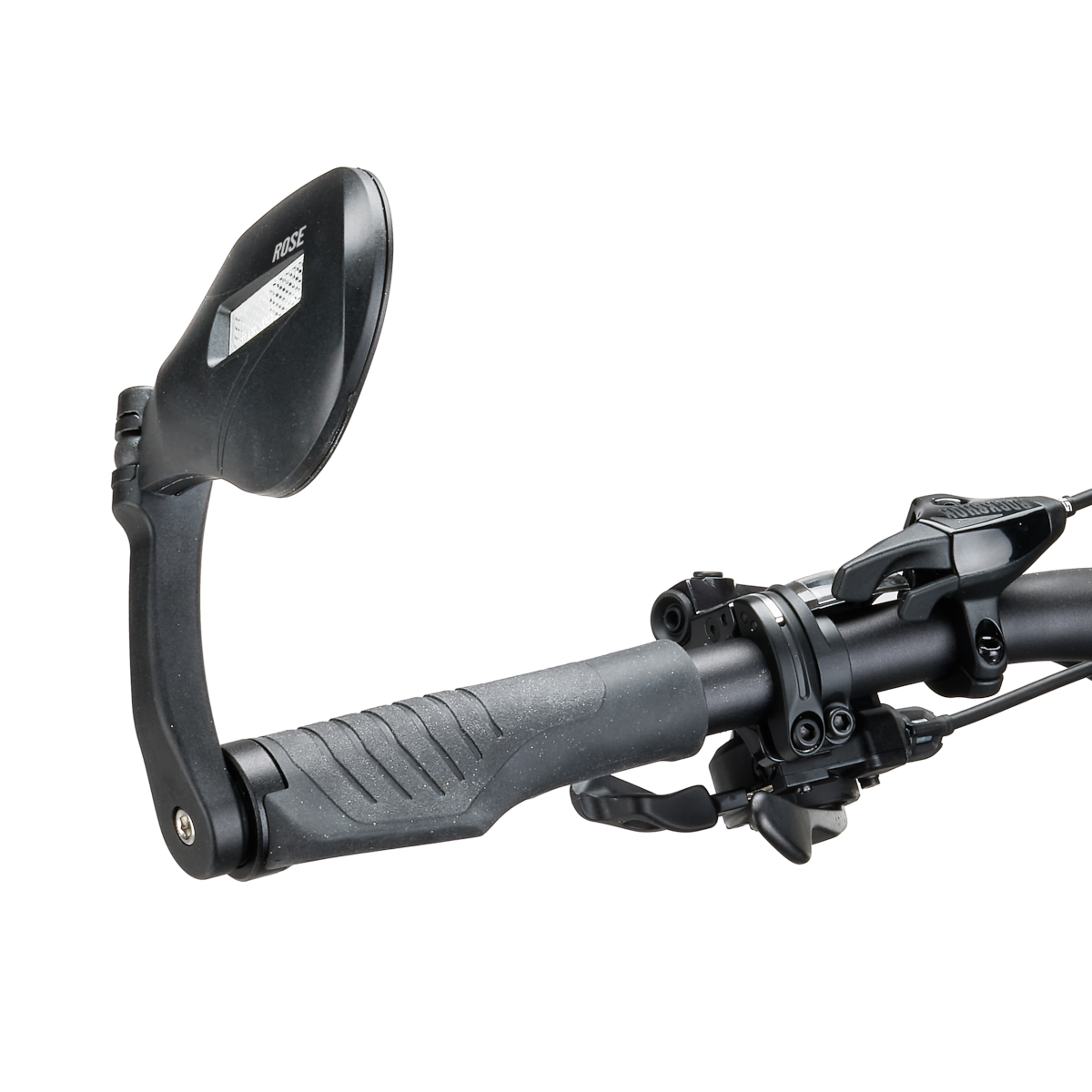 Rücksicht BE 70 Rear View Bike Mirror, Tinted Glass