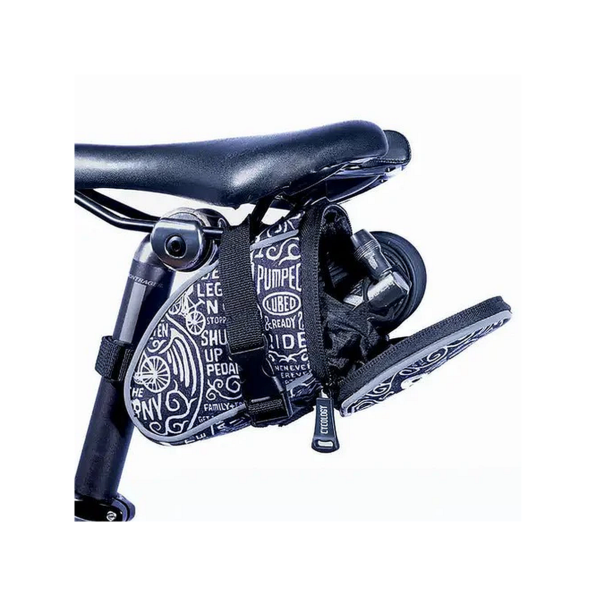 WISDOM BLACK SADDLE BAG