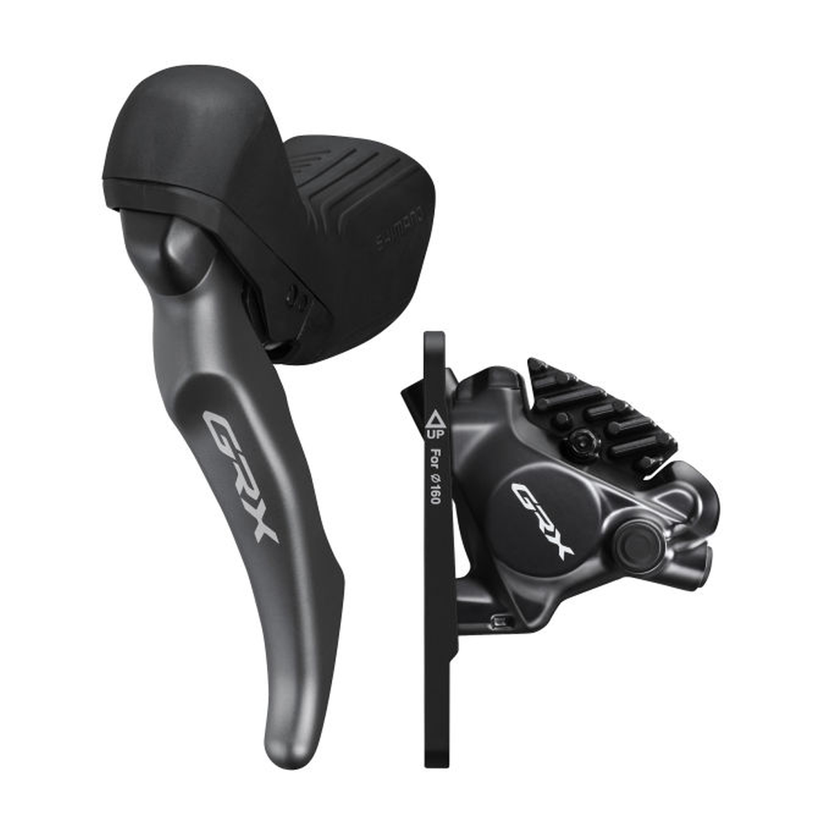 GRX ST-RX820 shifterset 12-speed/dubbel met BR-RX820 schijfrem (voor of achter)
