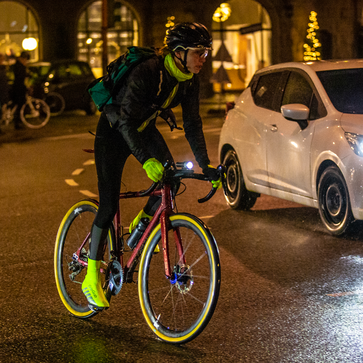 RACE THERMO HI-VIS Fahrradüberschuhe