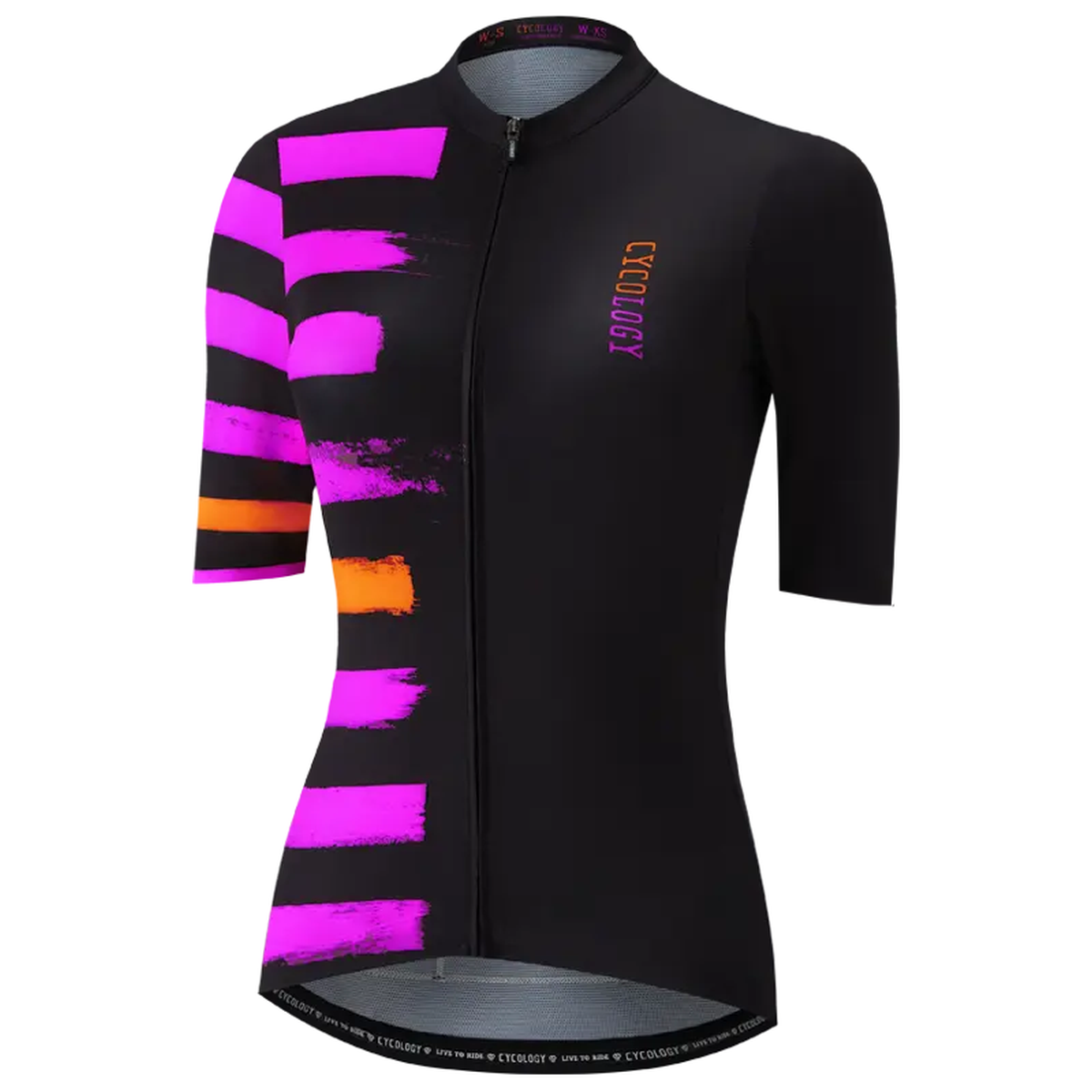 HORIZON WOMEN’S REBORN JERSEY BLACK fietsshirt dames korte mouw