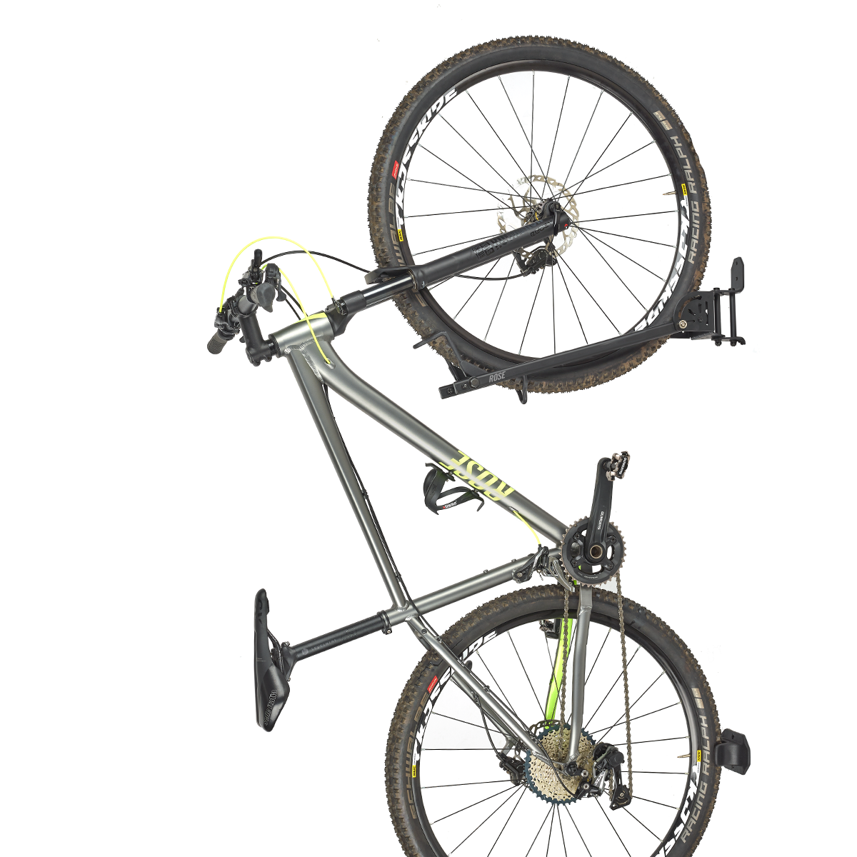 Hook-In Vario XL Wall Mount Bike Rack Foldable and Swivelling
