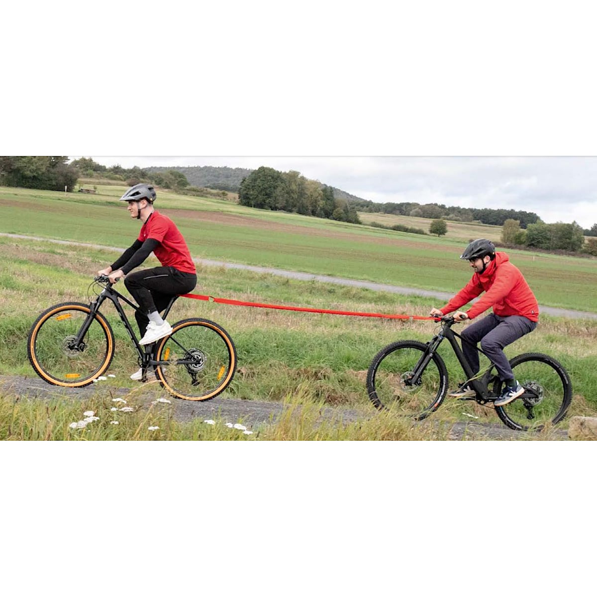 M-WAVE Trail Rope Junior Fahrrad-Abschlepp-Seil