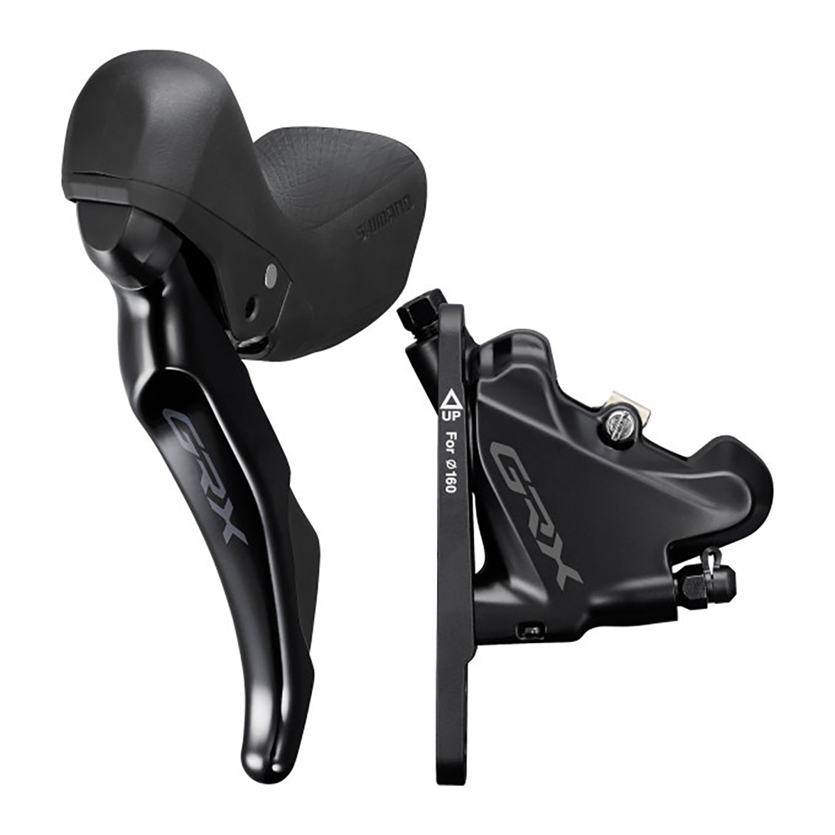 SHIMANO GRX ST-RX400 Brems-/Schalthebelkombination 2 x 10-fach mit BR-RX400 Scheibenbremse (vorne oder hinten)