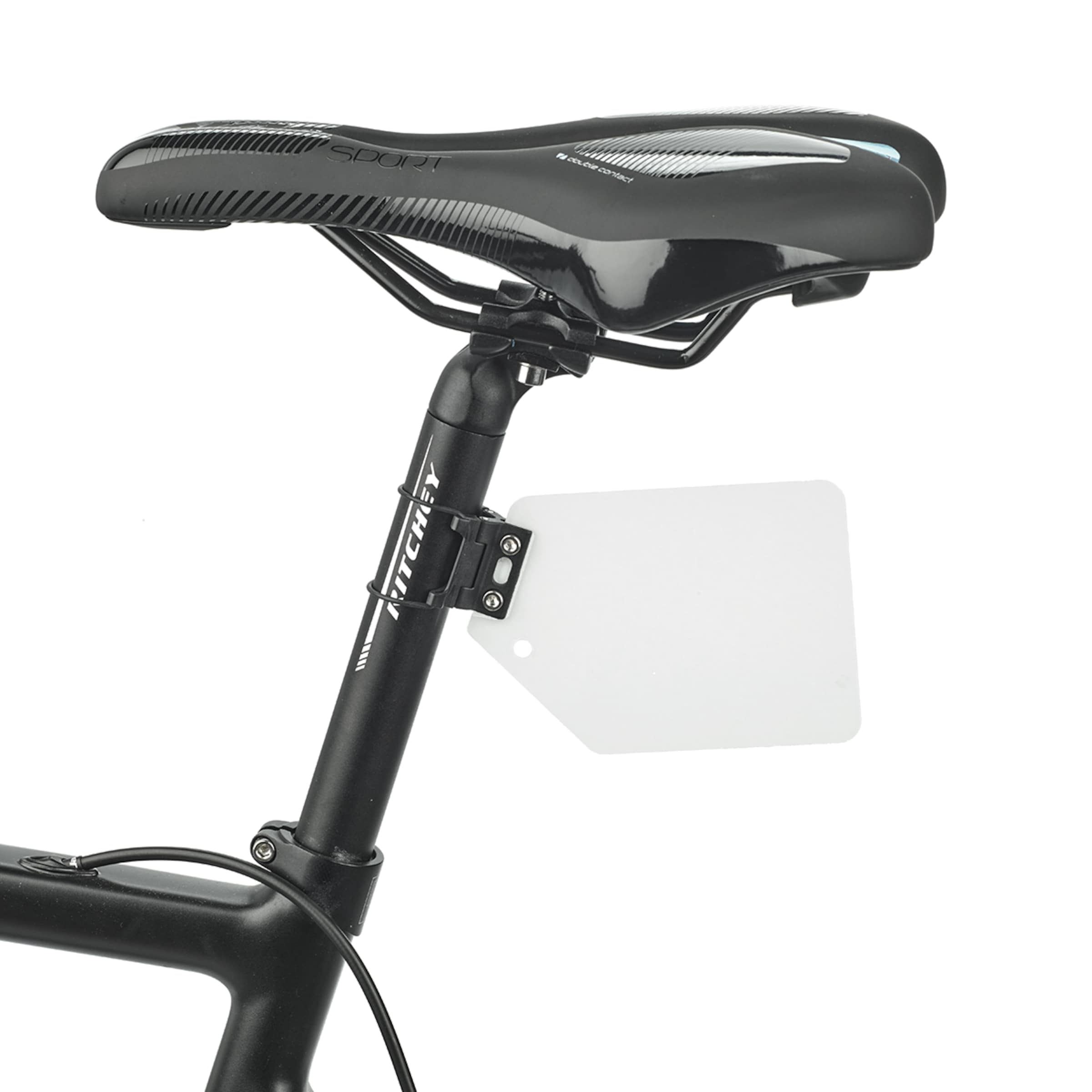 fixation de plaque de course