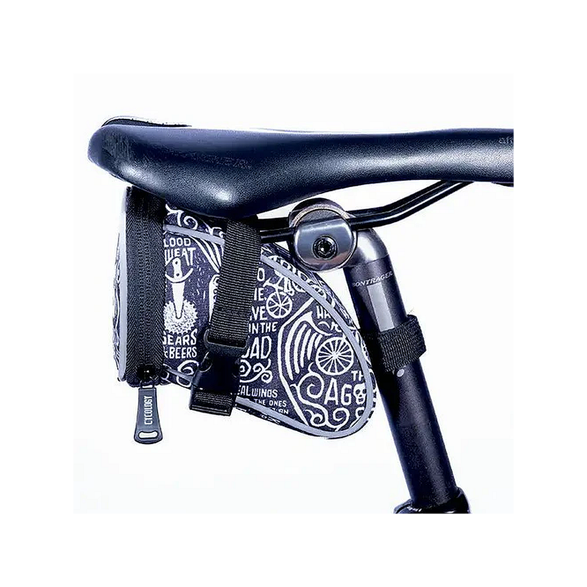 WISDOM BLACK SADDLE BAG