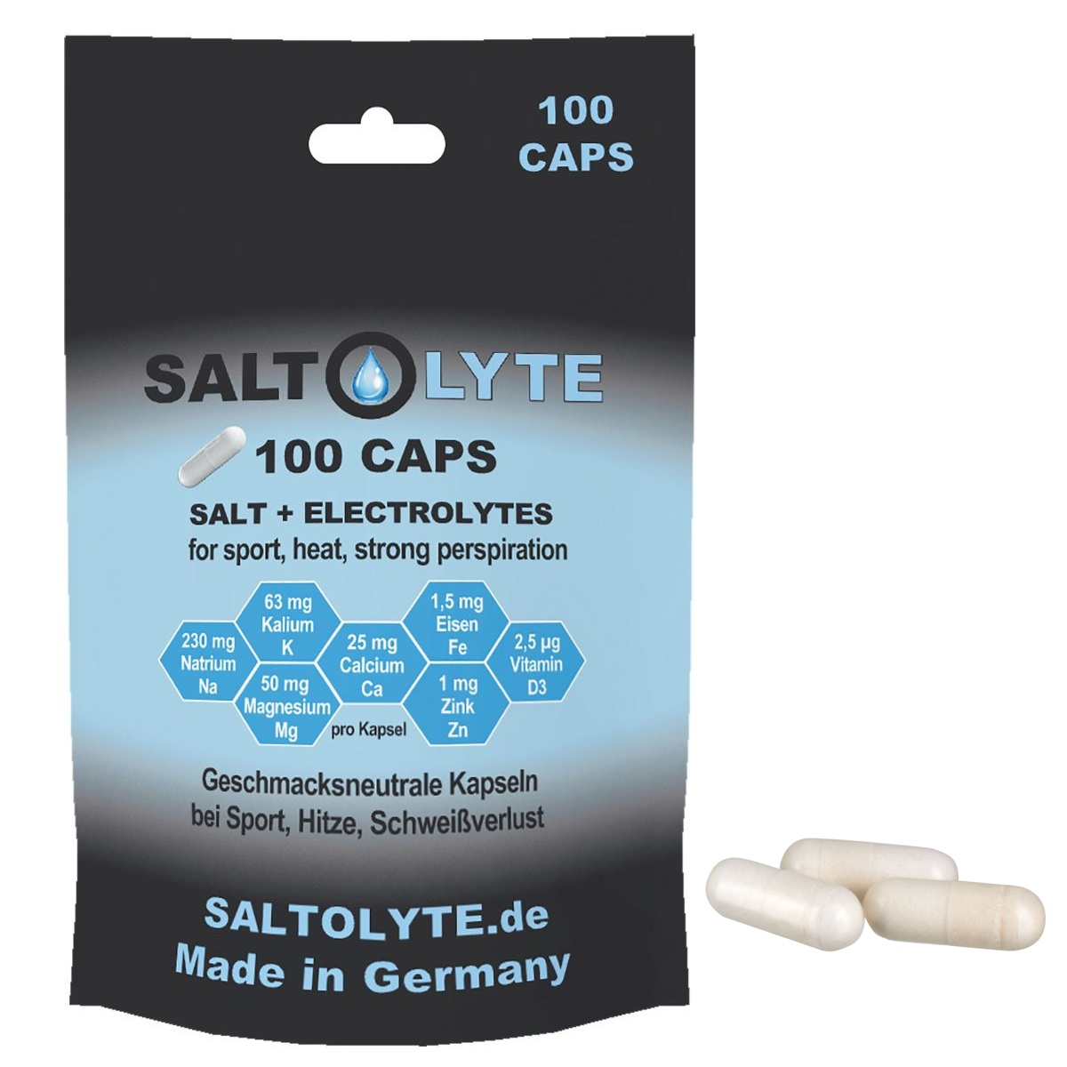 Saltolyte Salz- und Elektrolyte Kapseln