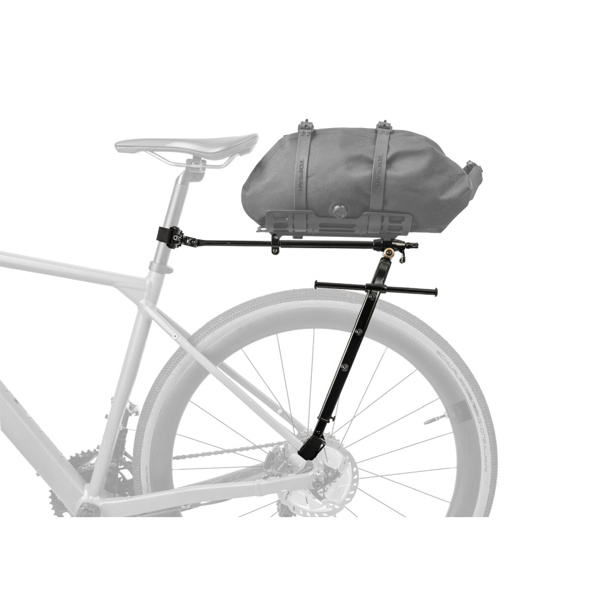 Topeak Zi:rak Essential Gravel/mtb Trägermontagekit, Black, One Size